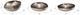 Sagebrook Home 3-Piece Bronze Organic Shaped Bowl Set-5