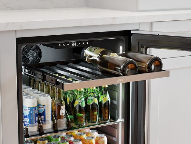 Zephyr Presrv™ 24" 5.6 Cu. Ft. Stainless Steel Pro Single Zone Beverage Cooler-3