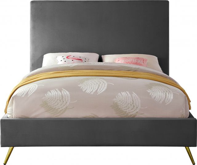 Meridian Furniture Jasmine Grey King Bed-0