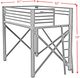 Elements International Talia Black Youth Full Loft Bunk Bed with Ladder-2