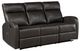 Homelegance® Allen Espresso Manual Double Reclining Sofa-0
