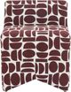 TOV Furniture Pippa Merlot Jacquard Weave Accent Stool-3