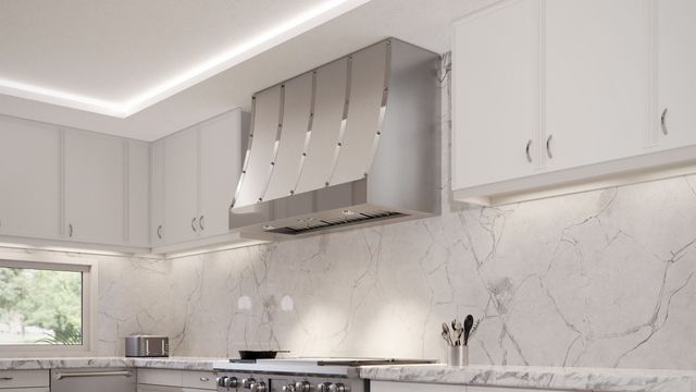Elica Disegno Catania 36" Stainless Steel Modern Low-profile Wall Mount Range Hood-4