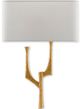 Currey & Company Bodnant Antique Gold Leaf/Off-White Right Wall Sconce-3