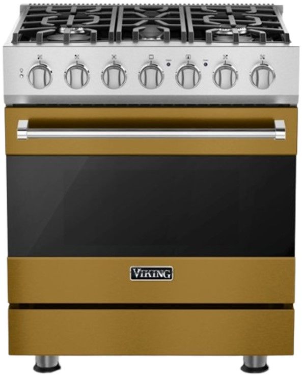 Viking® 3 Series 30'' Golden Hour Propane Gas Pro Style Dual Fuel Range-0