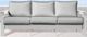 Enclover Hickory Granite/White Sofa-0