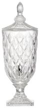 A & B Home Clear 19" Lidded Jar-0