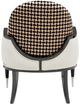 Michael Amini® La Francaise Black/Cafe Accent Chair-4
