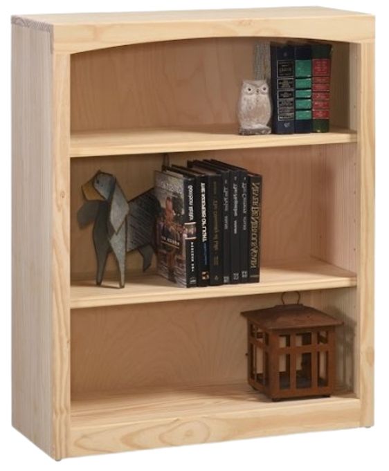 Archbold Furniture Customizable Pine 30" x 36" Bookcase-0