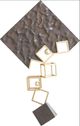 Classy Living Dramatic Modern Geometric Wall Sculpture Wall Decor-0