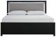 Signature Design by Ashley® Maeling Black King Upholstered Panel Bed-2