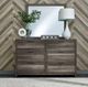 Liberty Furniture Tanners Creek Greystone Dresser and Mirror-1