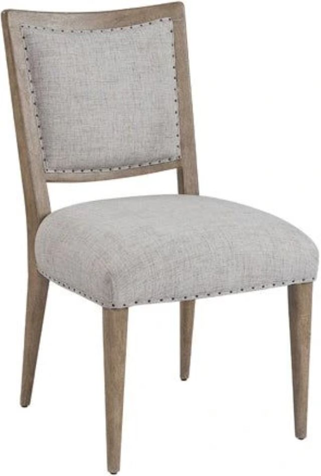 Bernards Citrus Heights Brown/Gray Upholstered Dining Side Chair-0