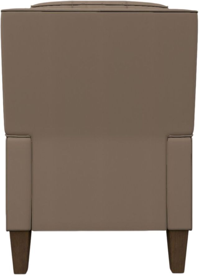 Best® Home Furnishings Customizable Pauley 1 Leather Manual High Leg Recliner with Dark Walnut Legs-3