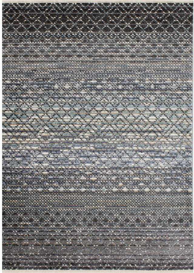 Kalora Interiors Calabar Blue/Gray/White 6' x 8' Rug-0