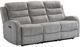 American Wholesale Furniture Avanti Gray Power Reclining Sofa with Headrest-0