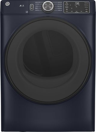 GE® ENERGY STAR® 7.8 Cu. Ft. Sapphire Blue Smart Front Load Electric Dryer with Sanitize Cycle