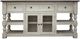 International Furniture Direct Stone Weathered Gray/White 70" TV Stand-2