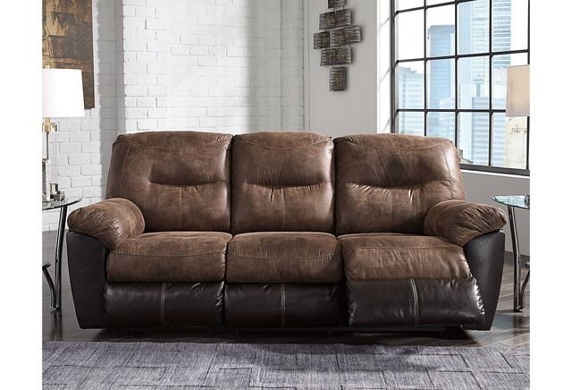 Signature Design by Ashley® Follett Coffee Reclining Sofa-3