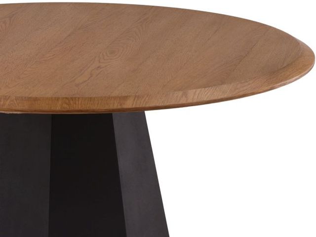 Furniture Classics Maddie Natural Brown Dining Table with Black Base-1