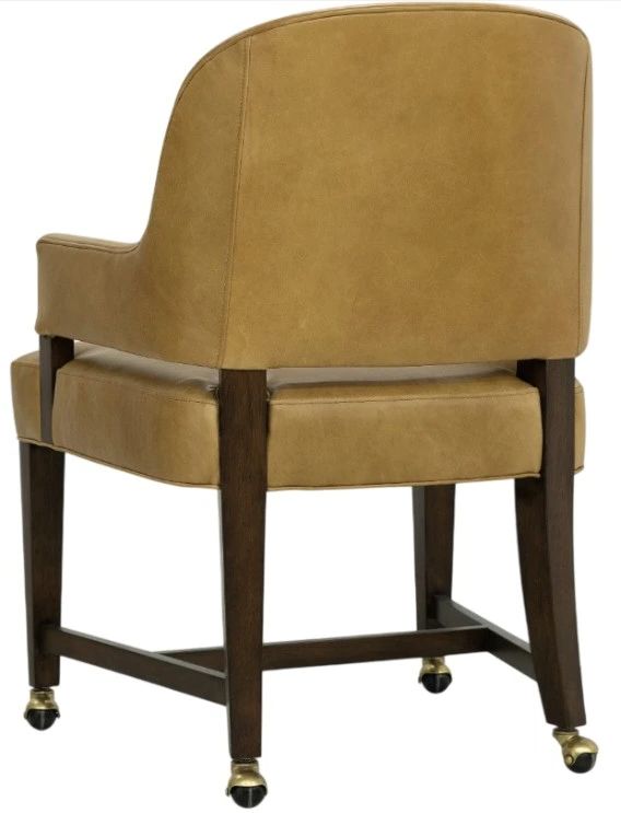Hooker® Furniture Archives Dark Blond/Walnut Dining Game Chair-4