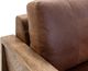 International Furniture Direct Ancora Brown Leather Sofa-4