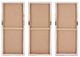 Olliix by Madison Park Twilight Blush Dewy Forest Abstract Gel Coat Canvas with Metallic Foil Embellishment 3 Piece Set-1