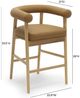 TOV Furniture Spara Cognac/Natural Vegan Leather Counter Stool-2