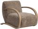 Four Hands Burke Taupe Shearling Accent Chair-0