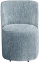 Crestview Collection Laguna Blue Upholstered Dining Side Chair-2