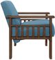 Mazin Furniture Helena Blue Upholstered Storage Accent Chair-2