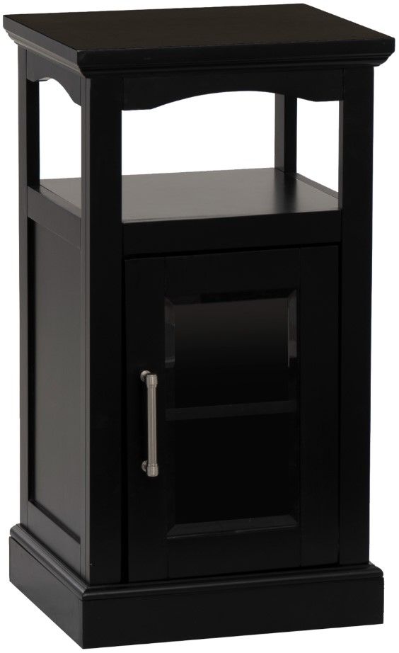 Linon Scarsdale Black Demi Cabinet-0