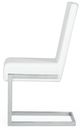 VIG Furniture Modrest Batavia 2-Piece Stainless Steel/White Dining Chair Set-2