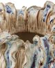 Currey & Company Tropical Crown Ivory/Reactive Blue Small Vase-2