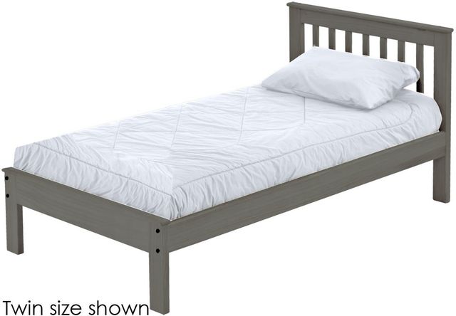 Crate Designs™ Furniture Graphite Full Mission Bed-0