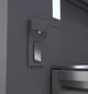 ZLINE 36 in. 19.6 Cu. Ft. Black Stainless Steel Built In French Door Refrigerator with Graphite Gray Interior-5