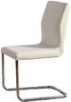 Furniture of America® Lodia 2-Piece Chrome/White Dining Side Chair Set-3