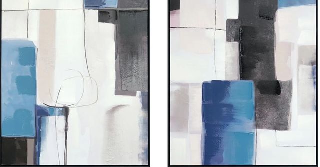 Classy Art Hand Painted Textured Canvas Wall Art Set-1