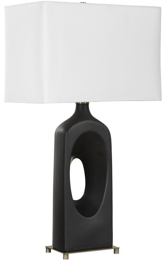 Uttermost® Void Matte Black Table Lamp-0