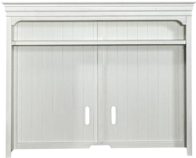 Liberty Furniture Allyson Park Charcoal/Wirebrushed White Entertainment Hutch-1
