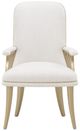 Michael Amini® La Terrazza Creamy Pearl Dining Arm Chair-1