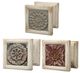 A & B Home 3-Piece Beige Decorative Table Stand Set-0