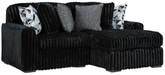 Signature Design by Ashley® Midnight-Madness 2-Piece Onyx Right Arm Faciing Sectional with Chaise-0