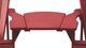 C.R. Plastics Burgundy Arm Table-1