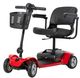Mega Motion Rascal® Venture Black/Red 4-Wheel Mobility Scooter -3