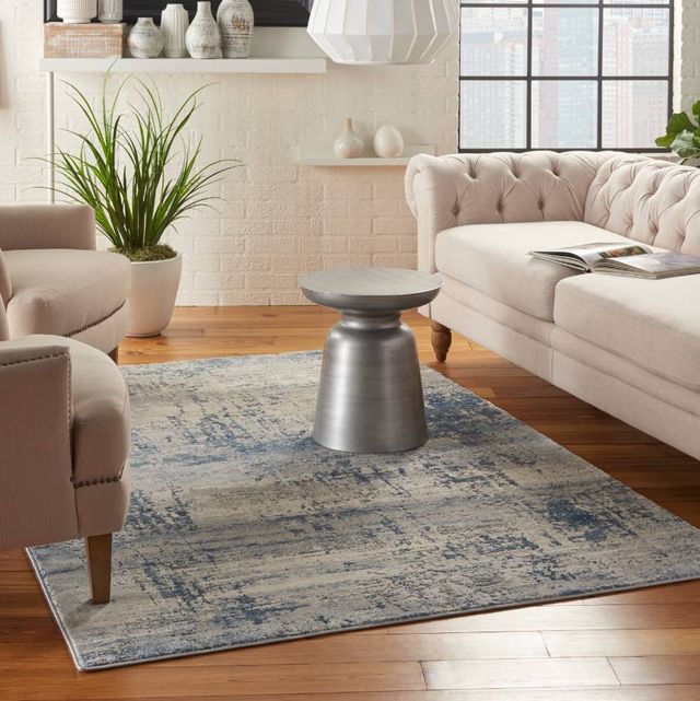 Nourison Home™ Rustic Textures Blue 5'x7' Area Rug-1