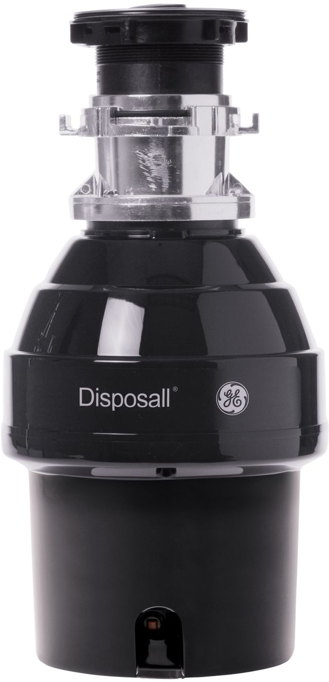 GE® 0.75 HP Black Continuous Feed Garbage Disposer-0