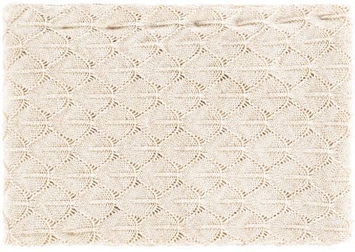 Surya Captiva Metallic Champagne 50"x60" Throw Blanket-0