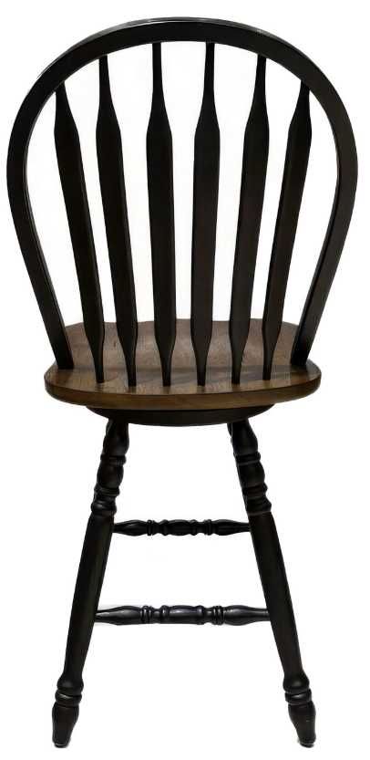 Liberty Furniture Carolina Crossing Windsor Antique Honey/Black Swivel Counter Stool-4