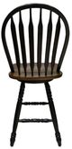 Liberty Furniture Carolina Crossing Windsor Antique Honey/Black Swivel Counter Stool-4